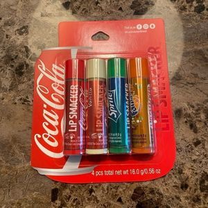 🆕 Coca-Cola lipsmackers, set of 4